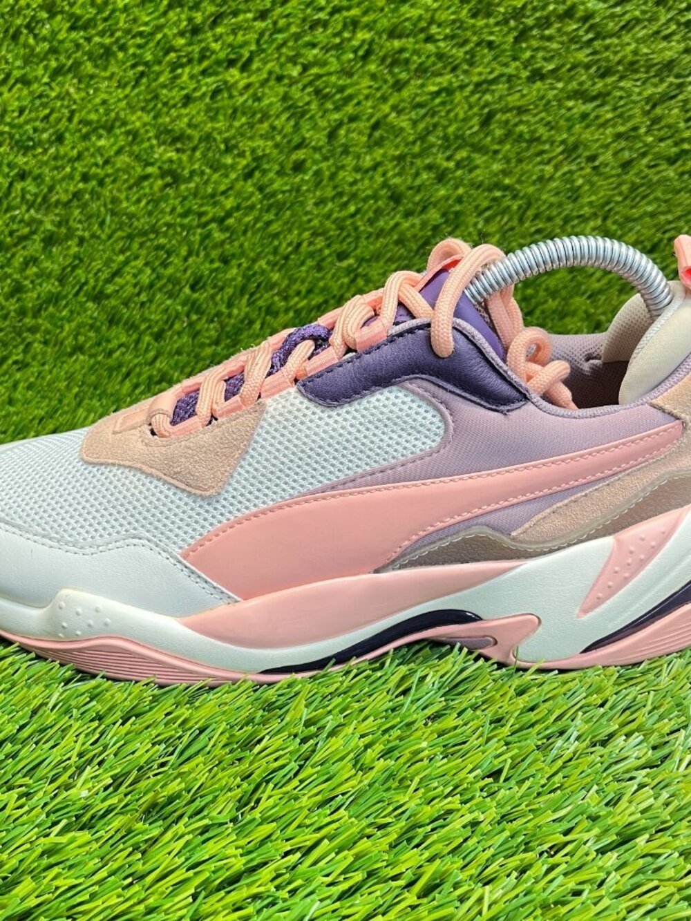 Puma Thunder Fashion 1 Womens Size 9 Peach Gray Athletic Running Shoes Sneakers - Picture 3 of 10